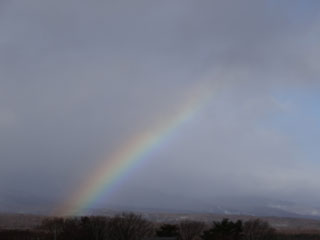 ２０１２年１２月１５日　野辺山で見つけた虹